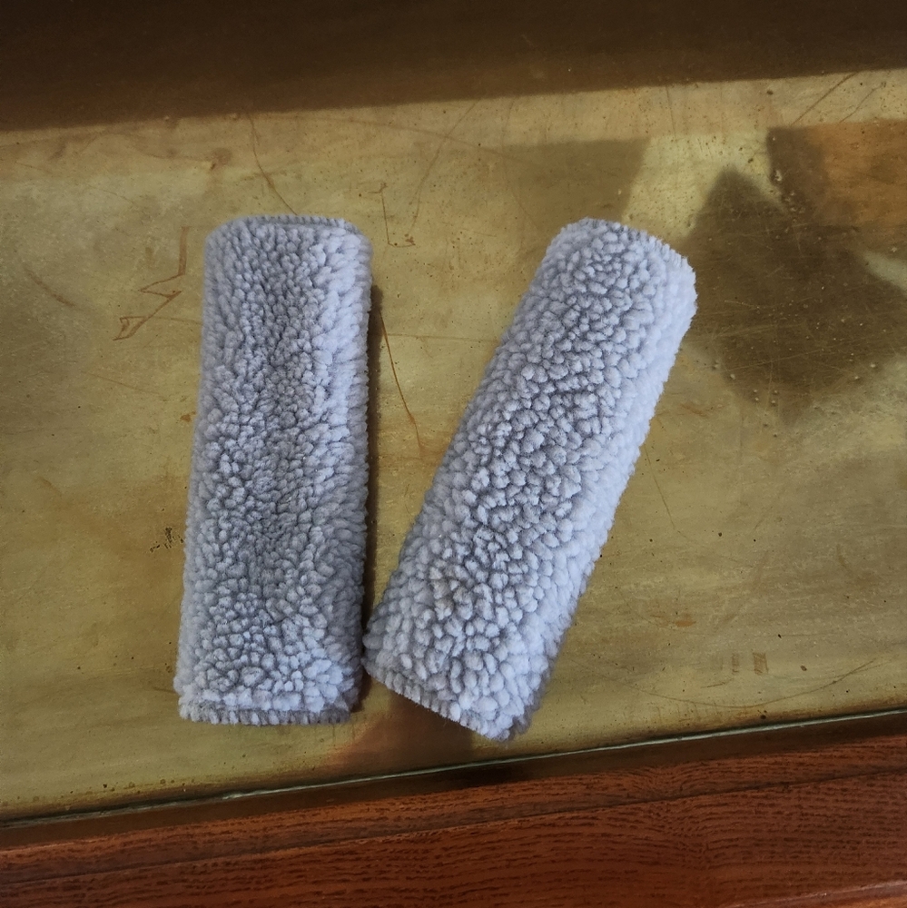 Gray Padded Seatbelt Cushions